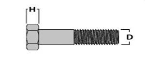 Titanium Bolts Dimensions Standard